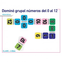 Dominó Grupal Números del 0 al 12 (91 Piezas)